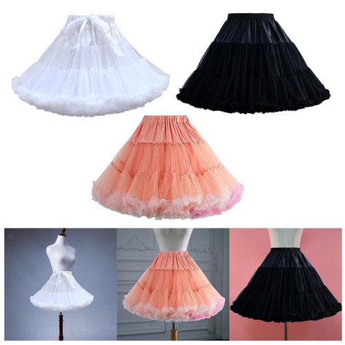 Womens tulle petticoat - womens, knee
