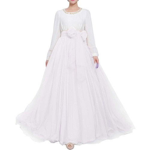 Women wedding long maxi - women, puffy