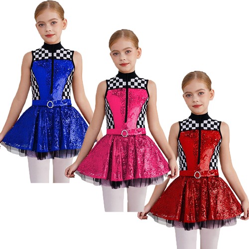 Kids girls dress stage puffy - kids,