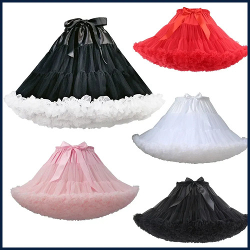Womens layered pleated tulle - womens, 3-layered