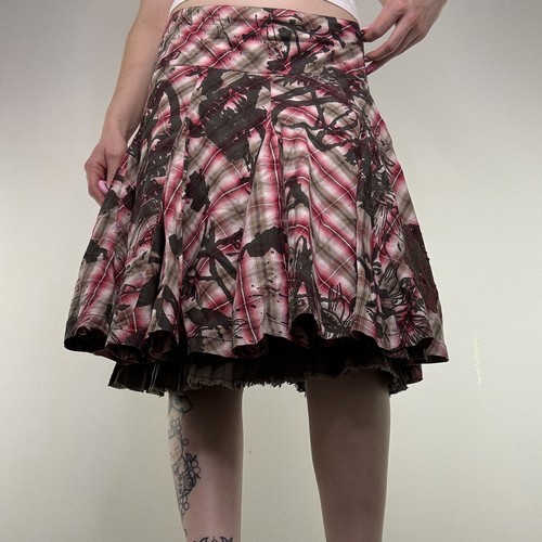 Y2k vintage midi skirt - vintage,