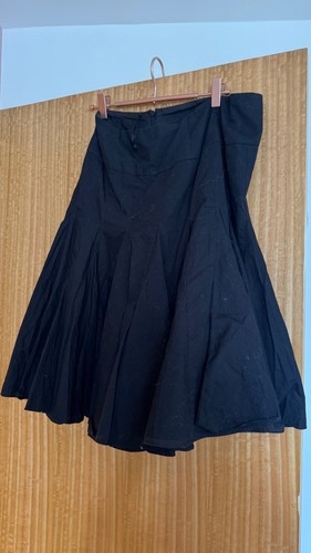 Coast black knee length puffy - coast,