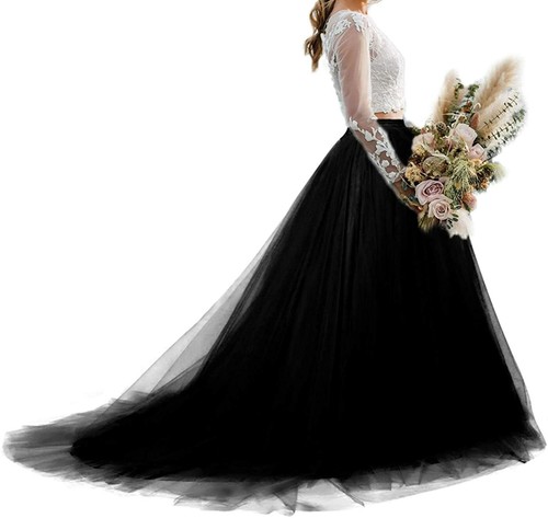 Long maxi tulle - tulle, floor
