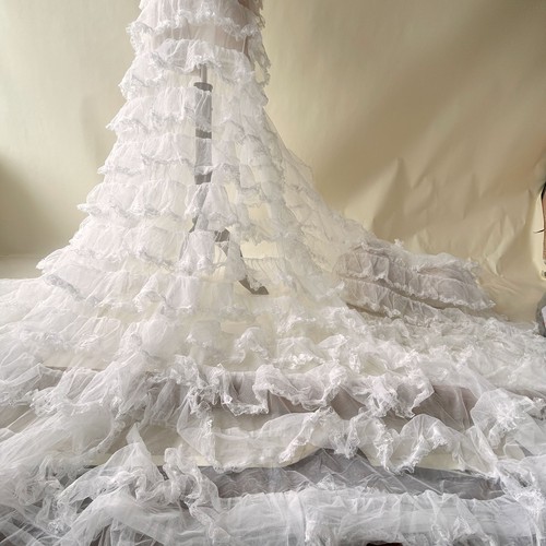 Puffy skirts lace mesh - mesh, fabric